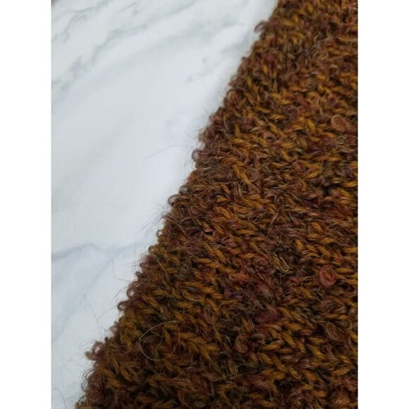 Handmade Tabask Alpaca Wool Blend Shawl‎ Collar Cardigan Sweater S - Picture 11 of 11